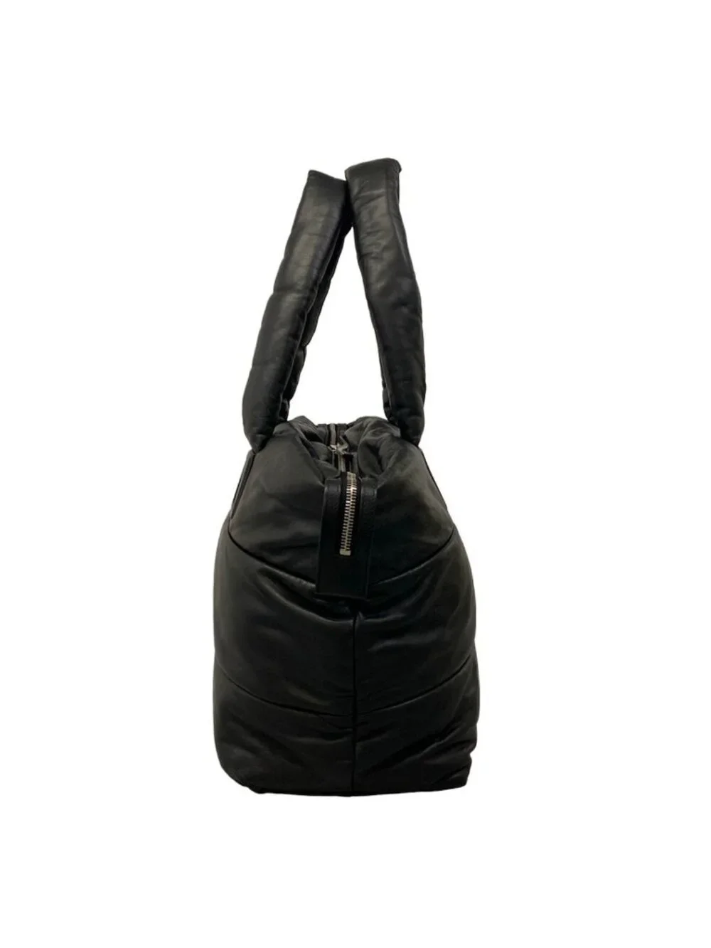 Chanel Handbag Coco Cocoon Black Leather